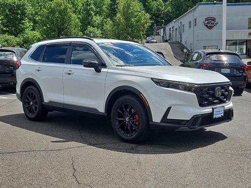 Platinum White Pearl 2023 Honda CR-V Hybrid Sport AWD