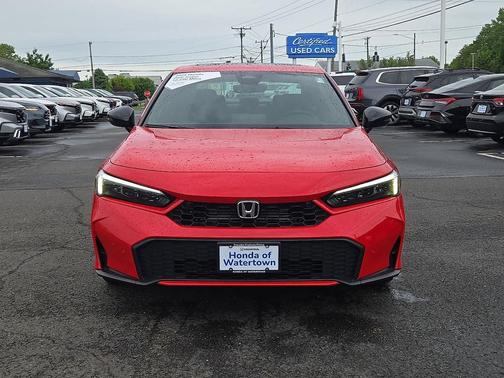 Rallye Red 2025 Honda Civic Hybrid Sport Touring