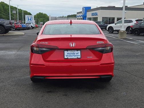 Rallye Red 2025 Honda Civic Hybrid Sport Touring