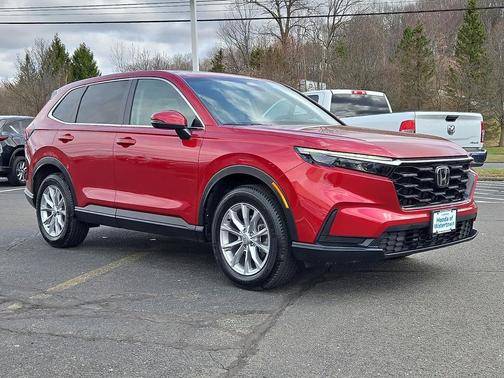 Radiant Red Metallic 2025 Honda CR-V EX AWD