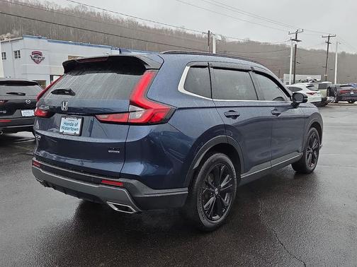 Canyon River Blue Metallic 2025 Honda CR-V Hybrid Sport Touring AWD