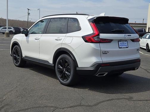 Platinum White Pearl 2026 Honda CR-V Hybrid Sport Touring AWD