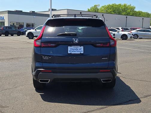 Canyon River Blue Metallic 2025 Honda CR-V Hybrid Sport Touring AWD