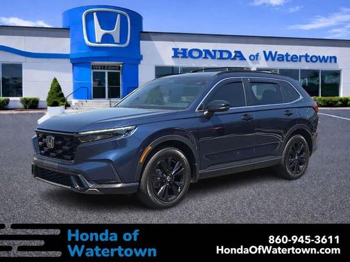 Canyon River Blue Metallic 2025 Honda CR-V Hybrid Sport Touring AWD