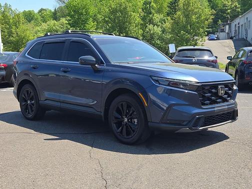 Canyon River Blue Metallic 2025 Honda CR-V Hybrid Sport Touring AWD