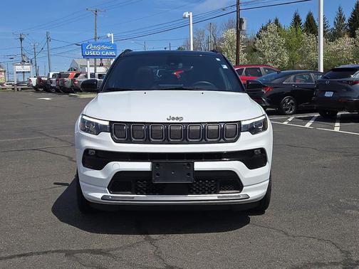 Bright White Clearcoat 2022 Jeep Compass High Altitude