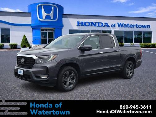 Modern Steel Metallic 2023 Honda Ridgeline RTL-E