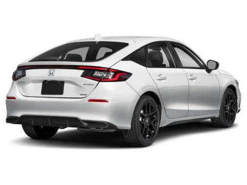 Platinum White Pearl 2025 Honda Civic Hybrid Sport