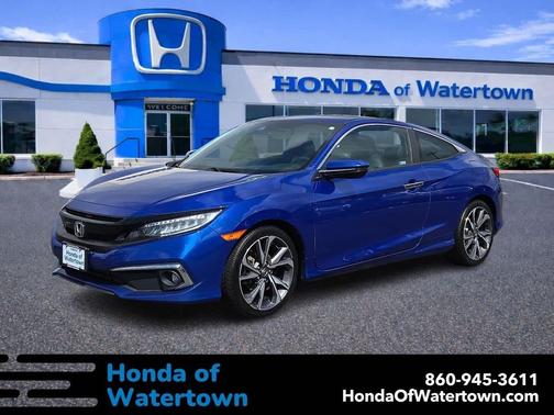 Aegean Blue Metallic 2020 Honda Civic Touring