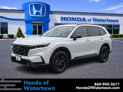 PLATINUM_WHITE 2026 Honda CR-V Hybrid Sport AWD
