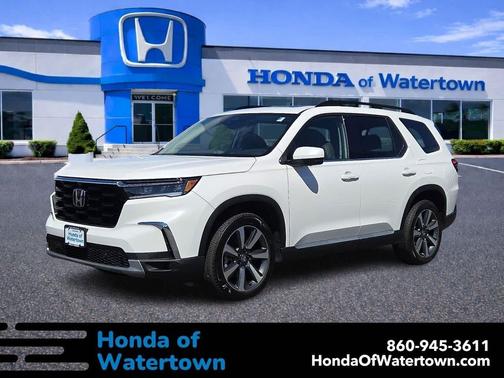 Platinum White Pearl 2025 Honda Pilot Elite