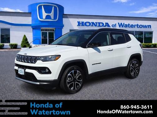 Bright White Clearcoat 2022 Jeep Compass Limited