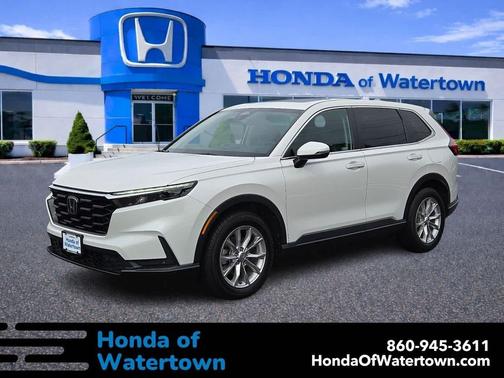 Platinum White Pearl 2024 Honda CR-V EX-L AWD