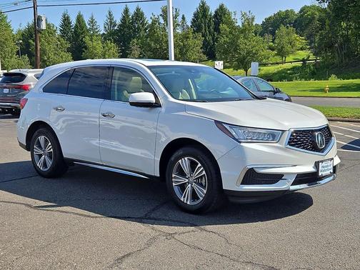 Platinum White Pearl 2020 Acura MDX 3.5L
