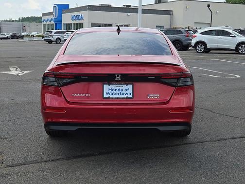 Radiant Red Metallic 2023 Honda Accord Hybrid Sport