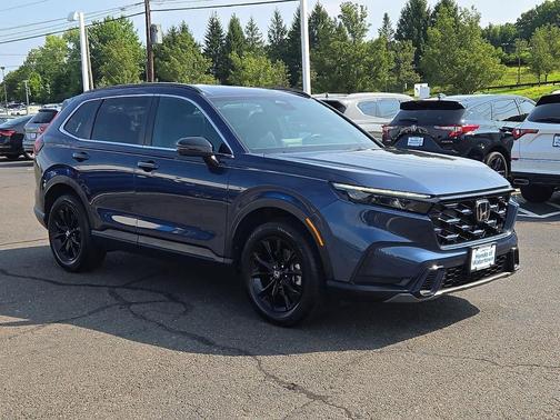 Canyon River Blue Metallic 2025 Honda CR-V Hybrid Sport AWD