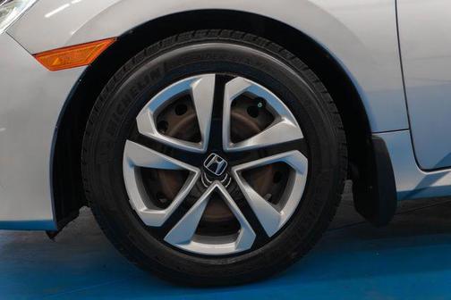 Beige 2018 Honda Civic LX