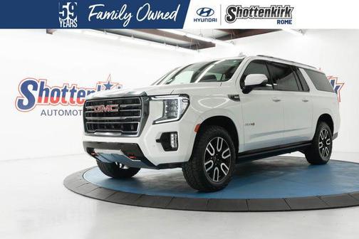 Summit White 2023 GMC Yukon XL 4WD AT4