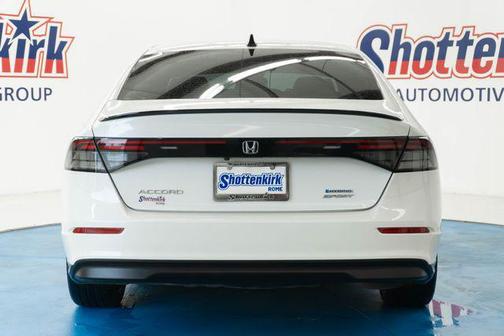 Platinum White 2023 Honda Accord Hybrid Sport