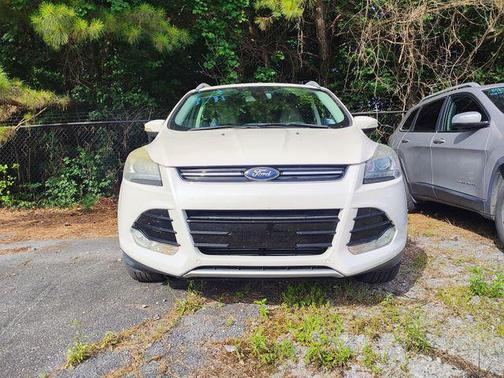 White Platinum Tricoat 2014 Ford Escape Titanium
