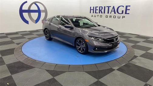 Modern Steel Metallic 2020 Honda Civic Sport
