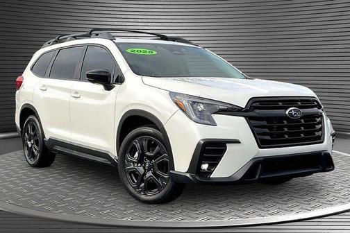 Crystal White Pearl 2025 Subaru Ascent Onyx Edition Touring 7-Passenger