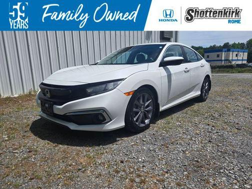 Platinum White Pearl 2019 Honda Civic EX