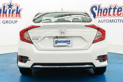 Platinum White Pearl 2019 Honda Civic EX