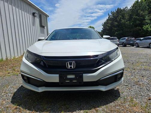 Platinum White Pearl 2019 Honda Civic EX
