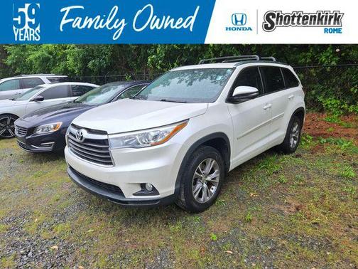 Blizzard Pearl 2015 Toyota Highlander XLE
