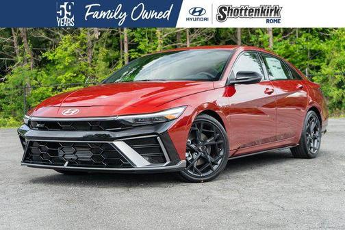 Ultimate Red 2025 Hyundai ELANTRA N Line