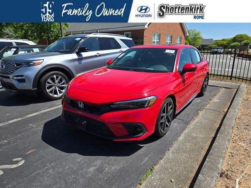 Rallye Red 2022 Honda Civic Sport Touring