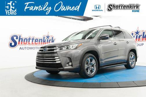 Predawn Gray Mica 2018 Toyota Highlander Hybrid Platinum