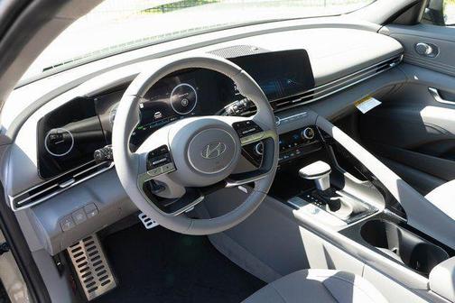 Amazon Gray 2025 Hyundai ELANTRA HEV SEL Sport