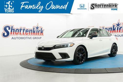 Platinum White Pearl 2023 Honda Civic Sport