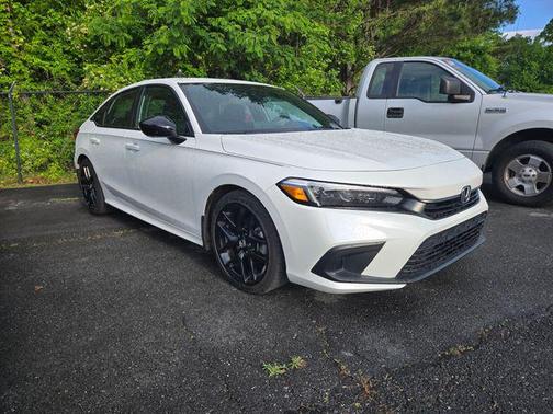 Platinum White Pearl 2023 Honda Civic Sport