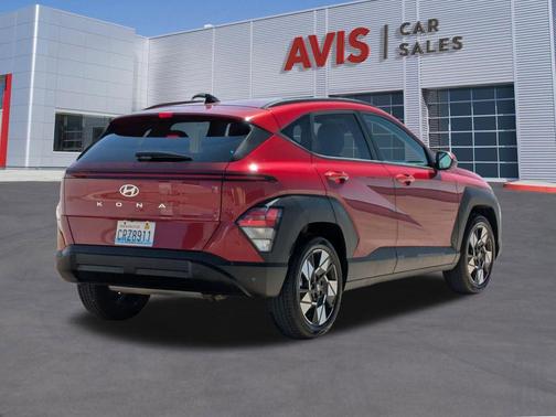 Ultimate Red Metallic 2025 Hyundai KONA SEL