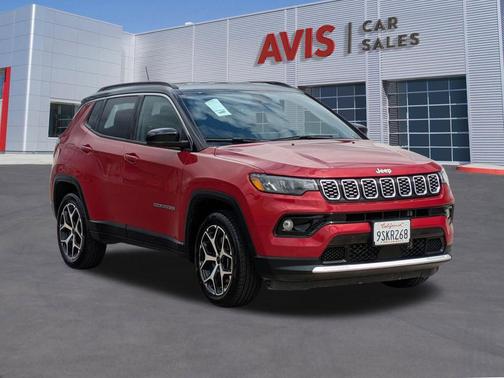 Red Hot Pearlcoat 2025 Jeep Compass Limited