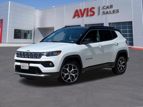 Bright White Clearcoat 2025 Jeep Compass Limited
