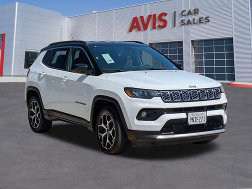 Bright White Clearcoat 2025 Jeep Compass Limited
