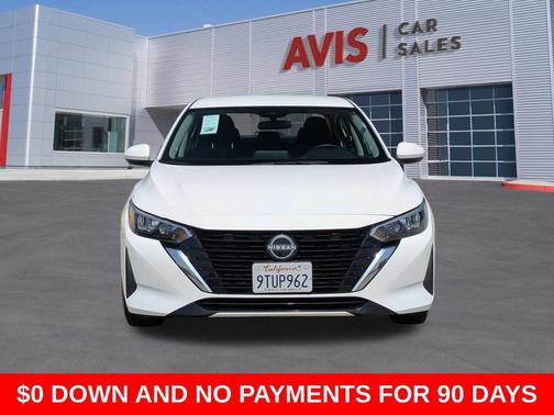 White 2025 Nissan Sentra SV