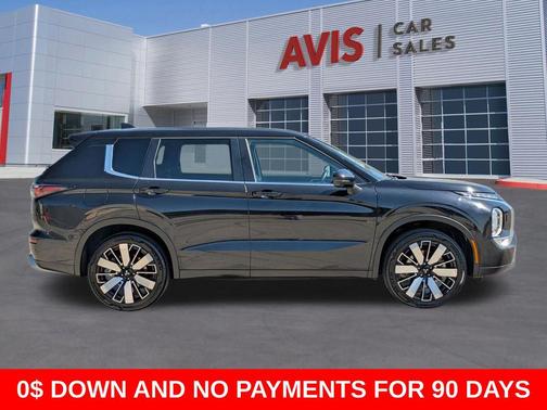 Black 2025 Mitsubishi Outlander SE S-AWC