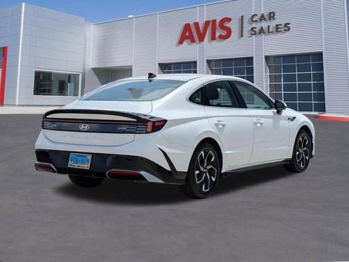Serenity White 2025 Hyundai SONATA SEL