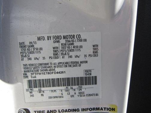 2013 Ford F-150 Platinum