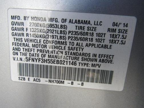 2014 Honda Pilot EX-L