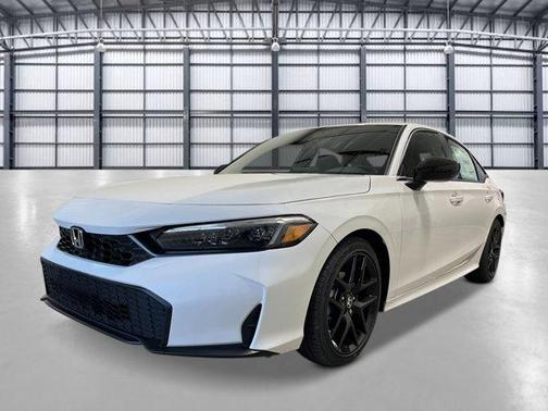 Platinum White Pearl 2026 Honda Civic Sport