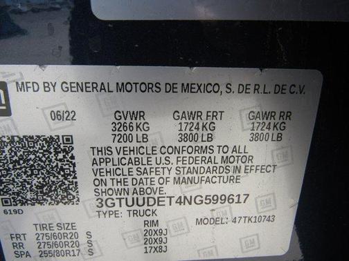 2022 GMC Sierra 1500 SLT