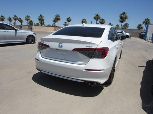 Platinum White Pearl 2024 Honda Civic Sport