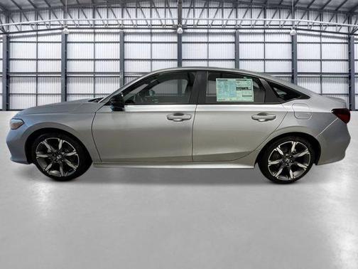 Solar Silver Metallic 2026 Honda Civic Hybrid Sport Touring