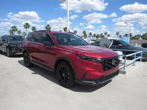 Radiant Red Metallic 2025 Honda CR-V Hybrid Sport-L